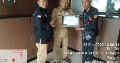 Kepala Bakesbangpol Kabupaten Bogor Dapat Piagam Kehormatan Dari Ketum AIPBR
