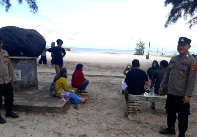Polres Beltim dan Jajaran Lakukan Patroli Objek Wisata di Belitung Timur