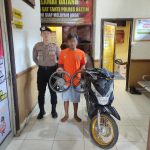 Seorang Pelaku Berhasil Diamankan Unit Reskrim Polsek Gantung Setelah Melakukan Pencurian Sepeda Motor