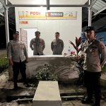 Dalam Rangka Cooling System, Personel Polres Belitung Timur Terus Amankan Kantor Bawaslu Kab. Belitung Timur