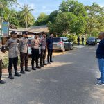 Dalam Rangka Cooling System, Personel Polres Belitung Timur Amankan Kampanye Dialogis di Dusun Bukit Setiong Makmur Desa Lilangan