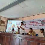 Sat Res Narkoba Polres Belitung Timur Sosialisasikan Bahaya Narkotika di Tj. Batu Itam Kec. Simpang Pesak