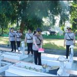 Kapolres Asahan dan Jajaran Gelar Ziarah dan Tabur Bunga Peringati Hari Bhayangkara ke-79, Diakam Pahlawan