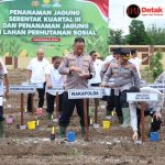 Dukung Swasembada Pangan, Polda Babel Gelar Penanaman Jagung Serentak Kuartal III