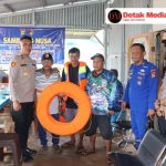 KRYD Polres Belitung Timur, Bagikan Alat Pelindung Diri di Laut Kepada Para Nelayan Manggar