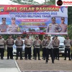 Polres Belitung Timur Memulai Operasi Patuh Menumbing 2025, Ada 7 Sasaran Penindakan Bagi Pelanggar