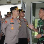 Sinergitas TNI Polri, Kapolri Purwakarta Lakukan Silaturahmi Ke Resimen Armed 1/SY/1 Kostrad