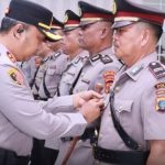 Kapolres Asahan Pimpin Upacara Serah Terima Jabatan Kasat Reskrim dan Dua Kapolsek