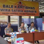 Tingkatkan Pelayanan Masyarakat, Kapolres Purwakarta Tinjau Bale Kamtibmas Wira Satria Abinaya Di Polsek Campaka