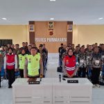 Polres Purwakarta Laksanakan Pengambilan Sumpah dan Penandatanganan Pakta Integritas Bintara Brimob 2026 Secara Virtual