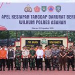 Kapolres Asahan Pimpin Gelar Apel Kesiapan Tanggap Darurat Bencana Tahun 2025