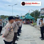 Polres Beltim Amankan Bazar UMKM, Pastikan Lancarnya Peringatan HUT ke-25 Bangka Belitung