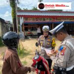 Sat Lantas Polres Belitung Timur Gelar Dikmas Lalu Lintas dalam Rangka Ops Zebra 2025