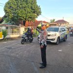 Wujud Kehadiran Polri di Tengah Aktivitas Masyarakat, Personel Polsek Jatiluhur Laksanakan Gatur Pagi