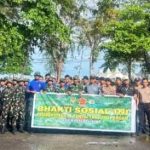 Yonif TP 845 / Ksatria Satam Dukung Penuh Kegiatan Bhakti Sosial Terintegrasi 2025