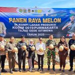 Wakili Kapolres Purwakarta, AKP Randy Freshtiadie Ikuti Coffee Morning dan Panen Raya Melon