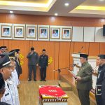 Bupati Drs. Hi. Moh. Saleh Asnawi, Melantik Sejumlah Pejabat Administrator Pemerintah Kabupaten Tanggamus