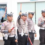 Jelang Operasi Lilin Lodaya, Satlantas Polres Purwakarta Lakukan Apel Kesiapa