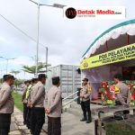Kabag Ops Polres Belitung Timur Cek Pospam dan Posyan Ops Lilin Menumbing 2025 