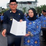 Pertama dan Terakhir, PPPK Paruh Waktu Beltim Terima SK