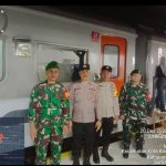 Polsek Kota Kisaran Laksanakan Pengamanan Angkutan Natal 2025 dan Tahun Baru 2026 di Stasiun KAI Kisaran