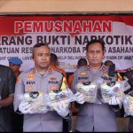 Polres Asahan Musnahkan 8,8 Kilogram Sabu, Kapolres Tegaskan Komitmen Perang Terhadap Narkoba