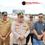 Polres Belitung Timur Hijaukan Lahan Bekas Tambang dalam Rangka Operasi Tertib Menumbing 2025