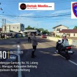 Kabag Ops Pimpin Strong Point Pagi, Pastikan Pelayanan Lalu Lintas Optimal di Belitung Timur