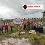 Dukung Swasembada Pangan Nasional, Polres Beltim Gelar Panen Jaya Jagung Serentak di Desa Cendil
