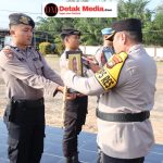Polres Belitung Timur Lakukan Upacara PTDH 2 Personel Polri Yang Langgar Kode Etik