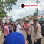 Polsek Kelapa Kampit Laksanakan Pengamanan Open House Imlek di Kediaman Bupati Belitung Timur; Menko Kumham Imipas Turut Hadir