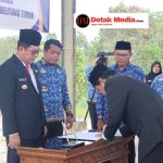 23 Pejabat Dilantik, Bupati Beltim Tekankan Integritas