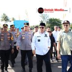 Kapolda-Gubernur Babel Tinjau Pelabuhan Tanjung Kalian Mentok, Pastikan Arus Mudik Aman Lancar