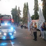 538 Pemudik Diberangkatkan Gratis, Polres Purwakarta dan Indorama Wujudkan Mudik Aman dan Penuh Kebahagiaan