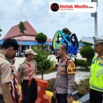 Pantau Pelabuhan Tanjung Kalian, Kapolres Bangka Barat Pastikan Arus Balik Berjalan Lancar