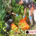 Seorang Pemuda Ditemukan Tewas Tergantung di Desa Lenggang, Polres Beltim bersama Polsek Gantung Lakukan Olah TKP