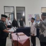 Pelantikan PAW BPD Desa Bantarsari Kecamatan Pamarican Dilaksanakan di Aula Desa