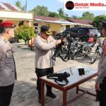Tingkatkan Kedisiplinan, Kapolres Belitung Timur Pimpin Apel Pagi dan Gelar Sidak di Polsek Gantung