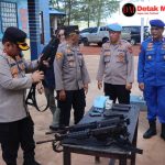 Tingkatkan Kedisiplinan dan Kesiapsiagaan, Kapolres Belitung Timur Pimpin Apel Pagi serta Sidak di Mako Polairud