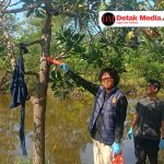 Polres Belitung Timur Lakukan Olah TKP Kasus Bunuh Diri di Jalan Aik Mahok, Gantung