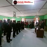 Kabag Log Polres Beltim Hadiri Pelantikan Pejabat Pimpinan Tinggi Pratama Pemkab Beltim di Pulau Buku Limau