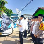 Bentuk Pelayanan Masyarakat, Polisi di Purwakarta Hadiri Pelepasan Calon Jemaah Haji Kloter 40 KJT