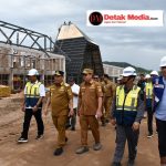 Bupati Beltim Dampingi Gubernur Babel Tinjau SMA dan Persiapan Pembangunan SMA Unggul Garuda 