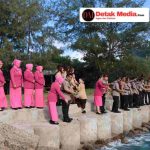 Polres Belitung Timur Gelar Upacara Pelarungan dan Tabur Bunga dalam Rangka Hari Bhayangkara ke-80