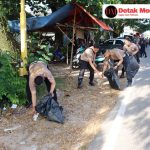 Sambut Hari Bhayangkara ke-80, Polres Belitung Timur Gelar Bakti Sosial di Pasar Lipat Kajang