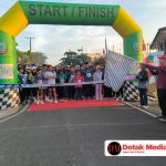 Polres Belitung Timur Amankan Kegiatan Fun Run 5K Festival De Senjoebok VIII di Desa Senyubuk