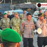 Yonif TP 845/Ksatria Satam dan Kodim 0414/Belitung Ambil Andil dalam Pengamanan Aksi Unjuk Rasa di PT Timah Belitung Timur