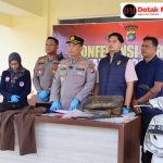 Tim URC Polres Beltim Amankan 2 ABH Usai Aksi Bakar Lahan Viral di Medsos