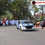 Polres Belitung Timur Laksanakan Pengamanan dan Pengawalan Pawai Pembangunan HUT RI ke-81