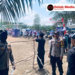 Polsek Dendang Amankan Fun Race Grasstrack Balok Jaya Bersama dalam Semarak HUT RI ke-81